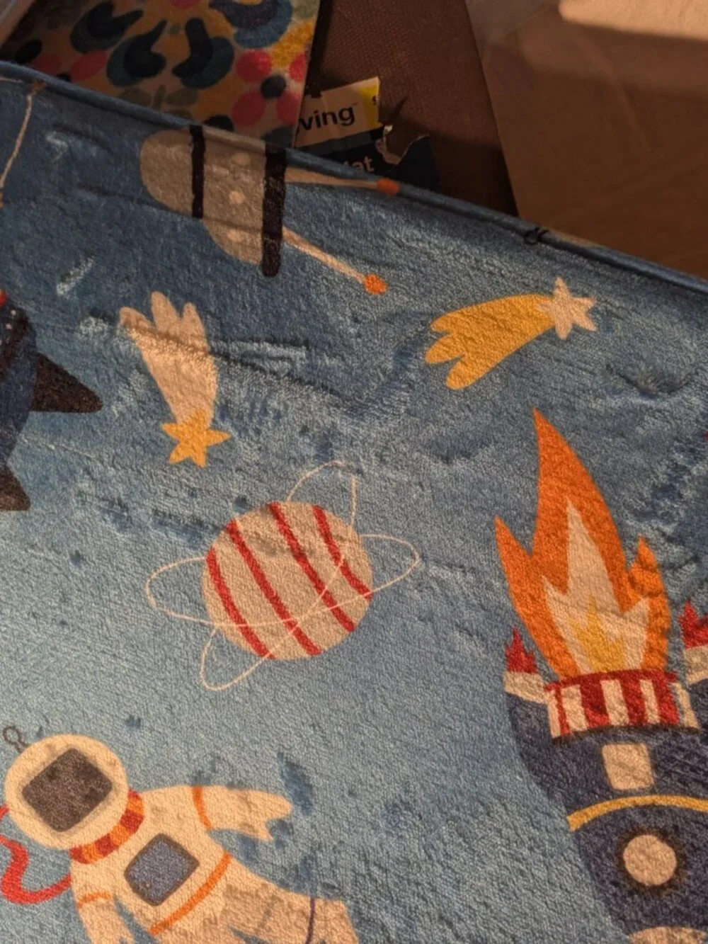 Comfort Bay Kids Bathmat Space Theme 18x28 - 25% Off When You Bundle 5+ Items